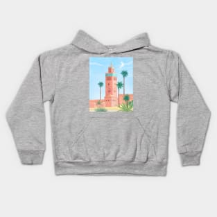 Marrskesh, Morocco Kids Hoodie